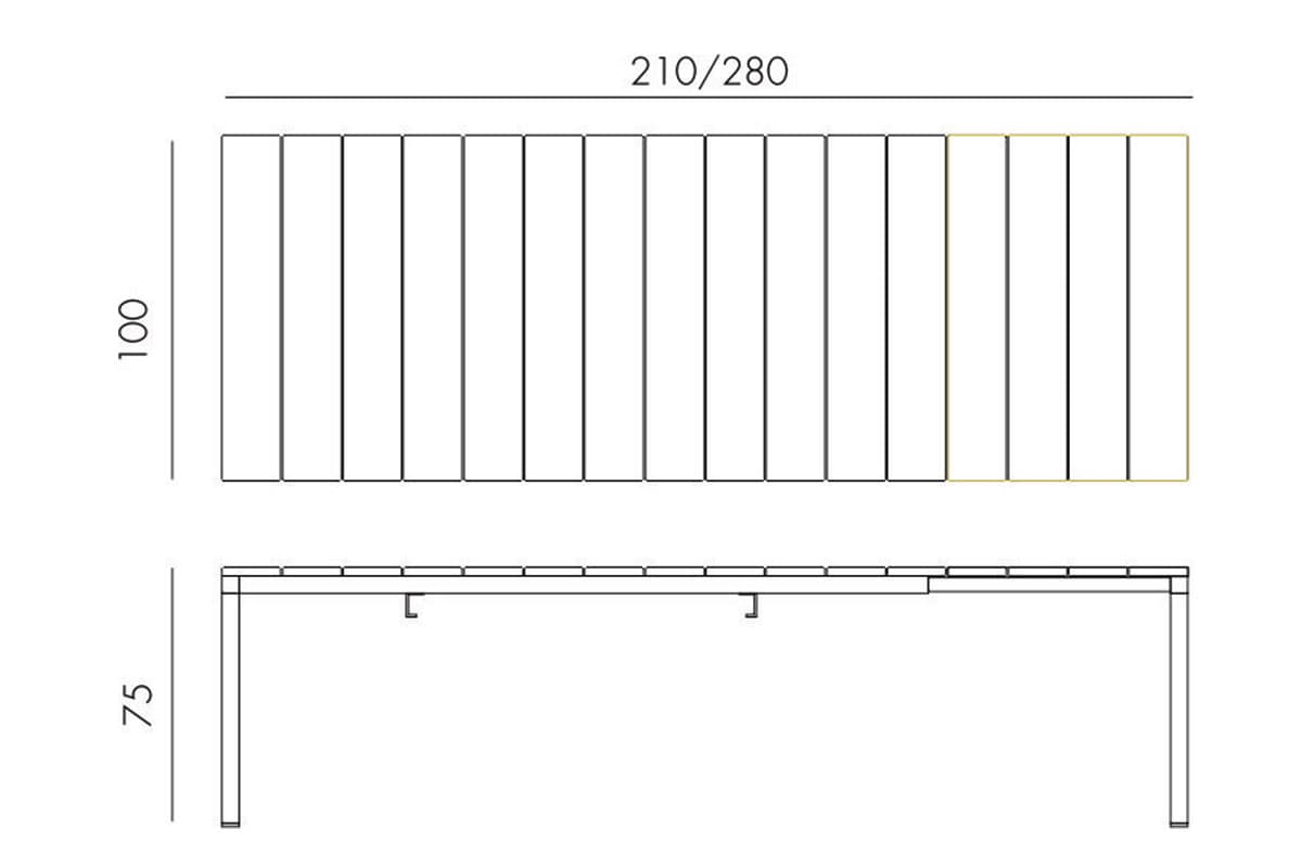 Комплект обеденный Nardi Rio-Palma Set