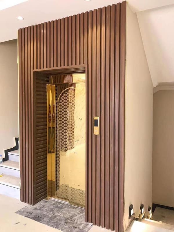 Фасадная (стеновая) реечная панель CM WALL, 219х26х3000 мм, TEAK (Тик)