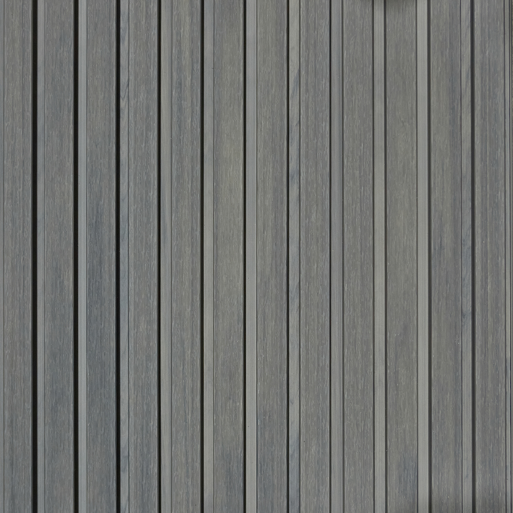 Фасадная (стеновая) реечная панель CM WALL, 219х26х3000 мм, STONE GRAY