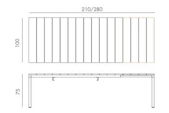 Комплект обеденный Nardi Rio-Palma Set